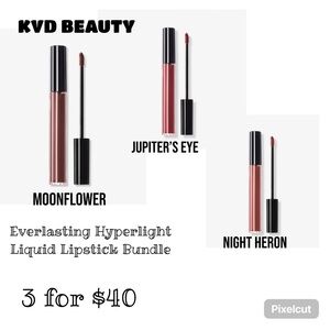 KVD BEAUTY Everlasting Hyperlight Transfer-Proof Liquid Lipstick Bundle-3/$40